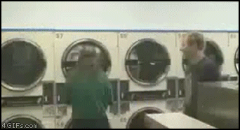 В пералнята