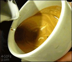 Уникално рисуване в кафе