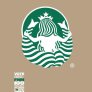 Как изглежда логото на Starbucks отзад