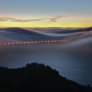 Golden Gate bridge в мъгла