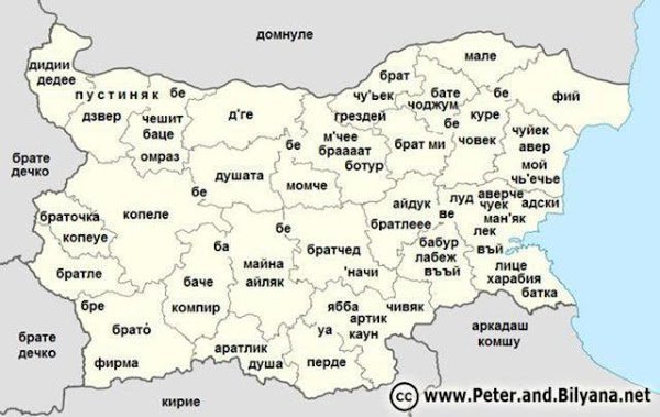 Диалектите на България